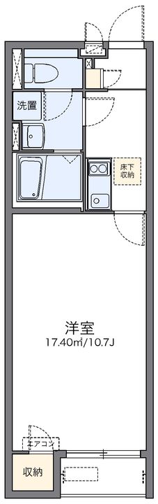 レオネクストアルヴィータ101の間取り
