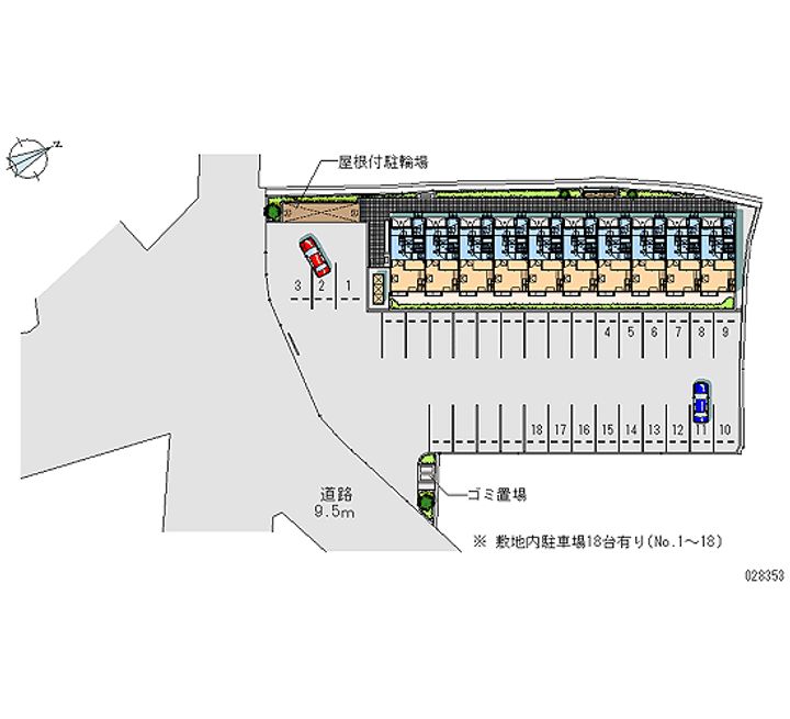 レオパレス橘205の外観