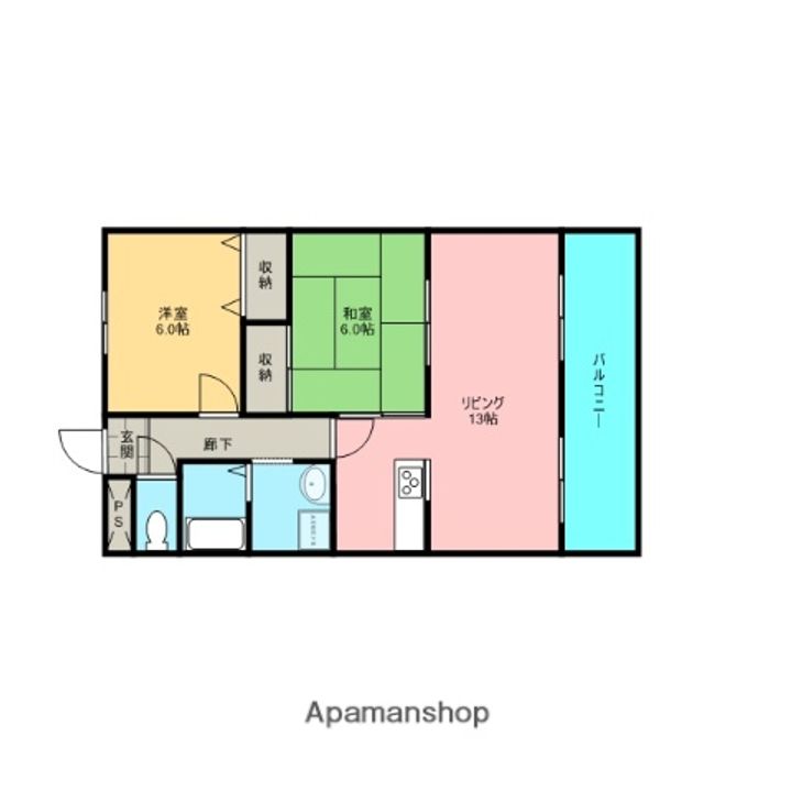ラフィネドミール405の間取り