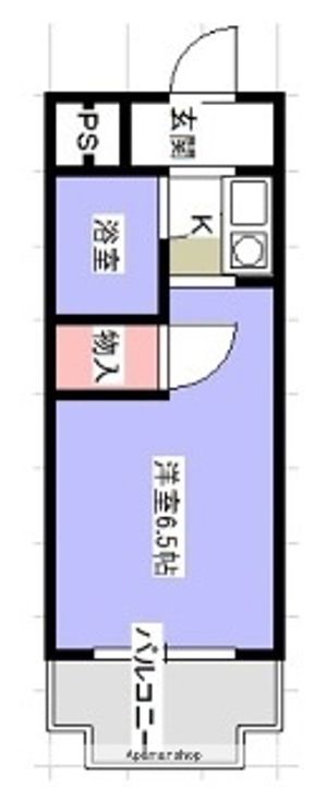 大阪府寝屋川市初町の賃貸マンションの間取り