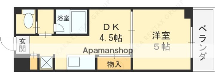 トレビアン天神マンションⅡの間取り