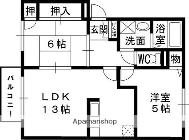 ソレイユの間取り