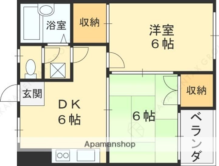グリーンアミレットの間取り
