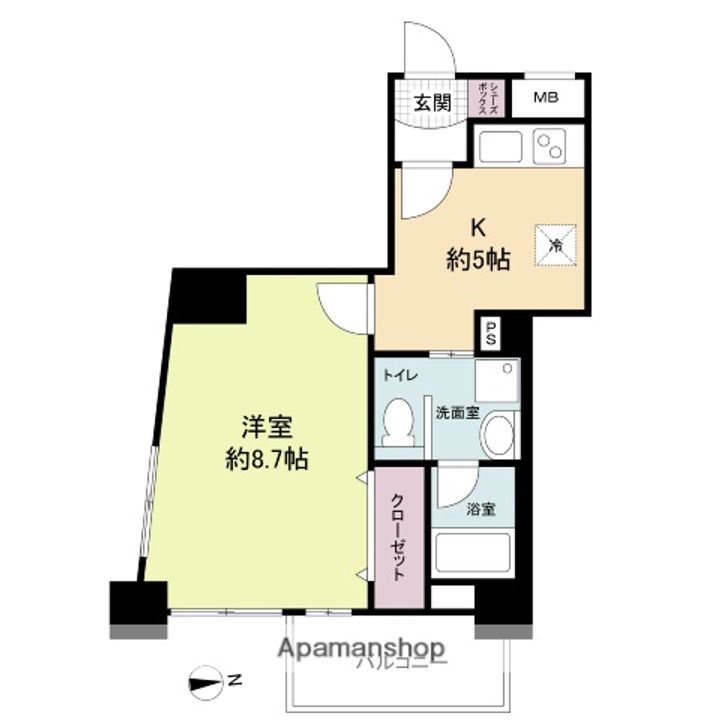 WILLDO南森町の間取り