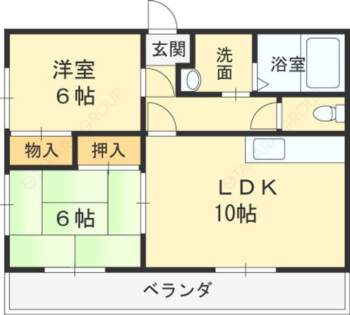 シンフォニーレジデンス石切の間取り