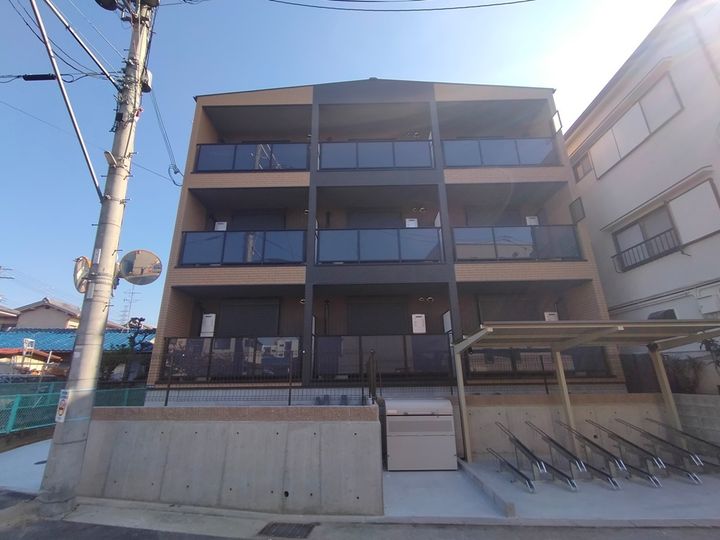 大阪府四條畷市米崎町の賃貸アパートの外観