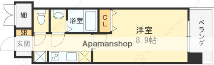 大阪府大阪市城東区鴫野東2丁目の賃貸マンションの間取り