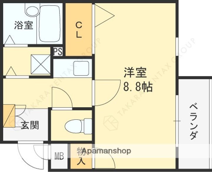 ベルク南野の間取り
