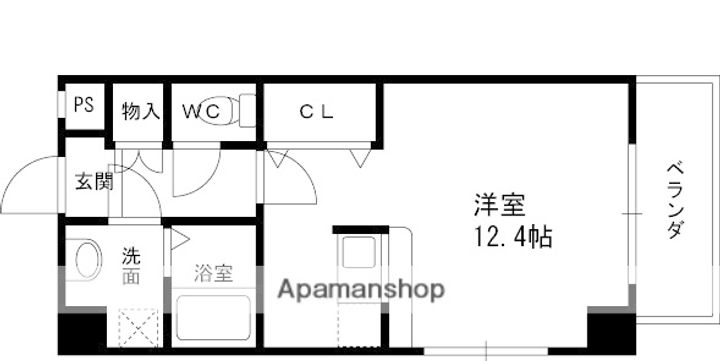 STUDIO−Iの間取り