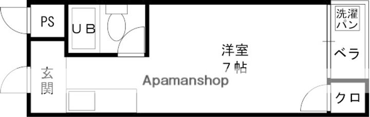 ラフィーヌダイミツ202の間取り