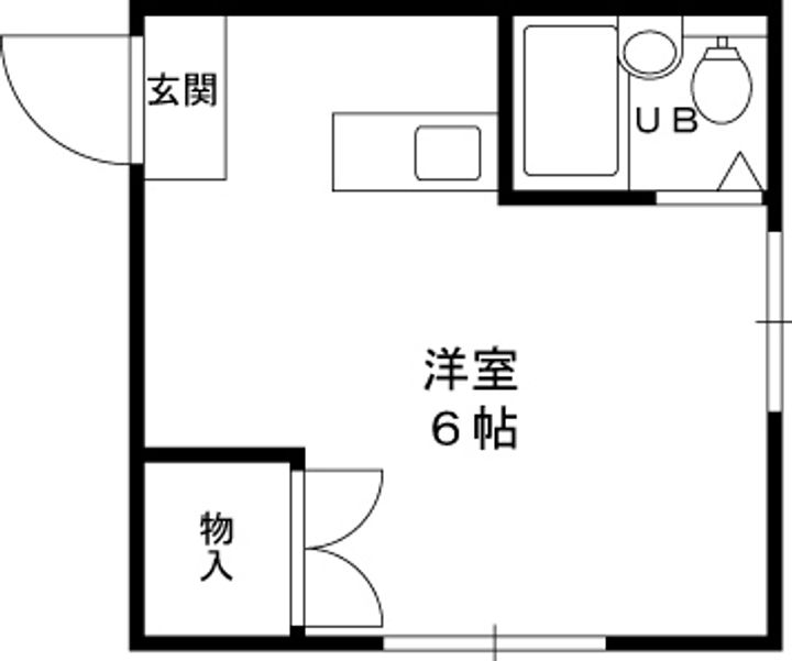 大阪府寝屋川市池田北町の賃貸マンションの間取り