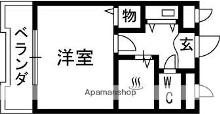 フローレ枚方の間取り