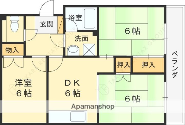 ドムール芝高の間取り