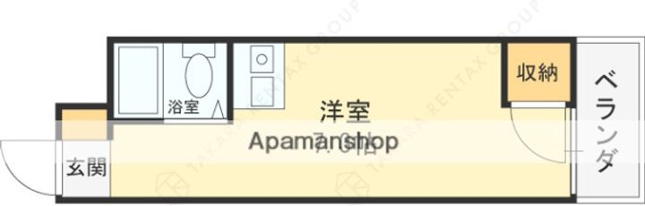 大阪府東大阪市小若江4丁目の賃貸マンションの間取り