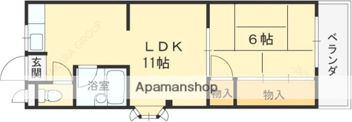 ヤマトハイツの間取り
