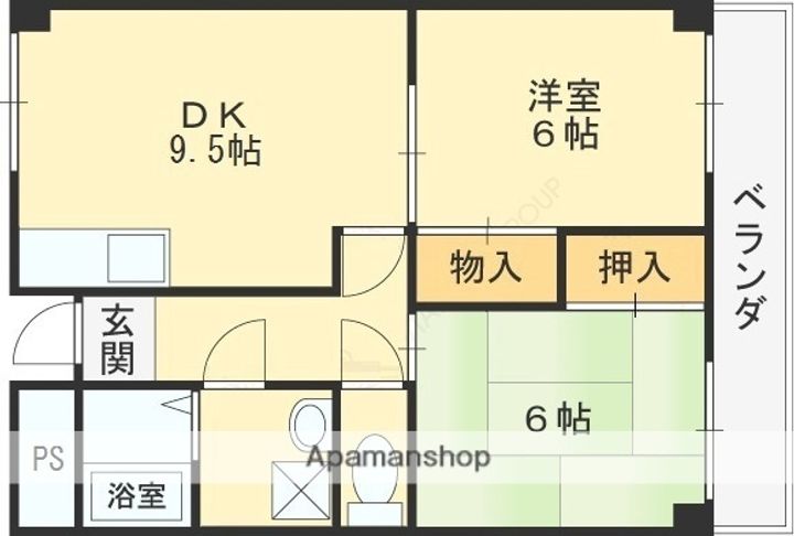 ルネ・アルマーニの間取り