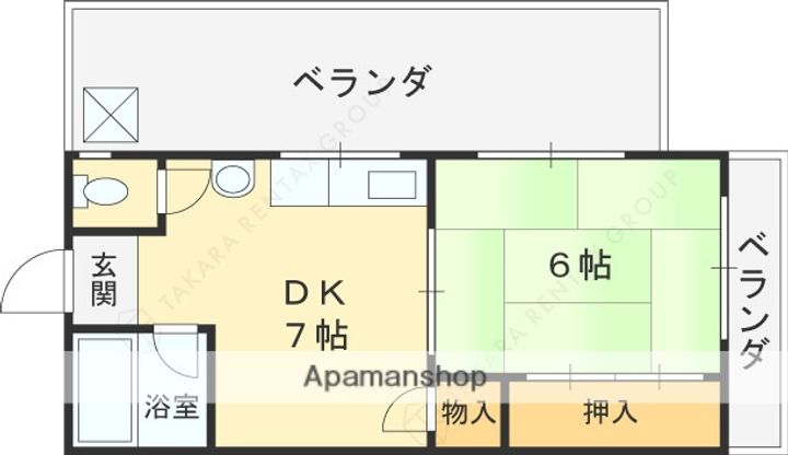 マンション虎屋303の間取り