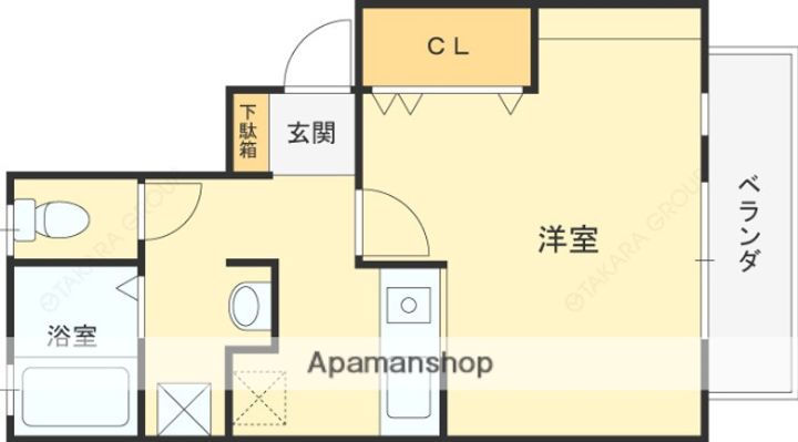 ステラハウス4−1200の間取り