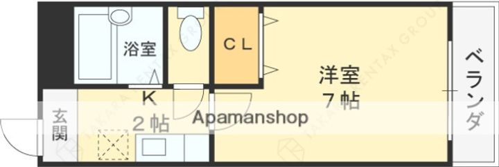 福美ハイツ2の間取り
