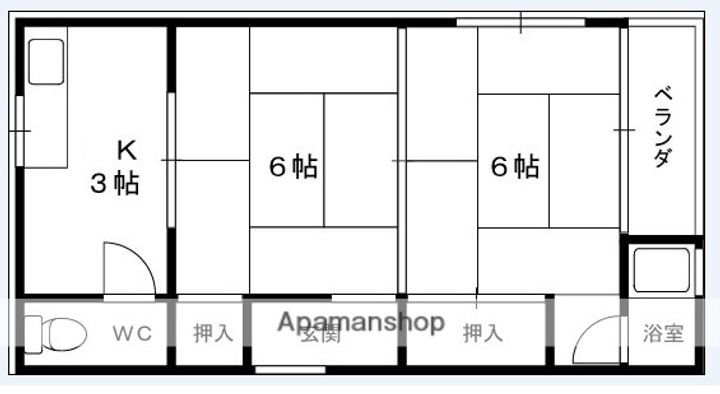 木の実荘の間取り