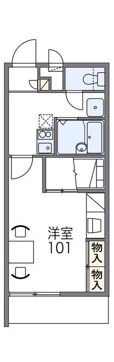 レオパレス畑山の間取り