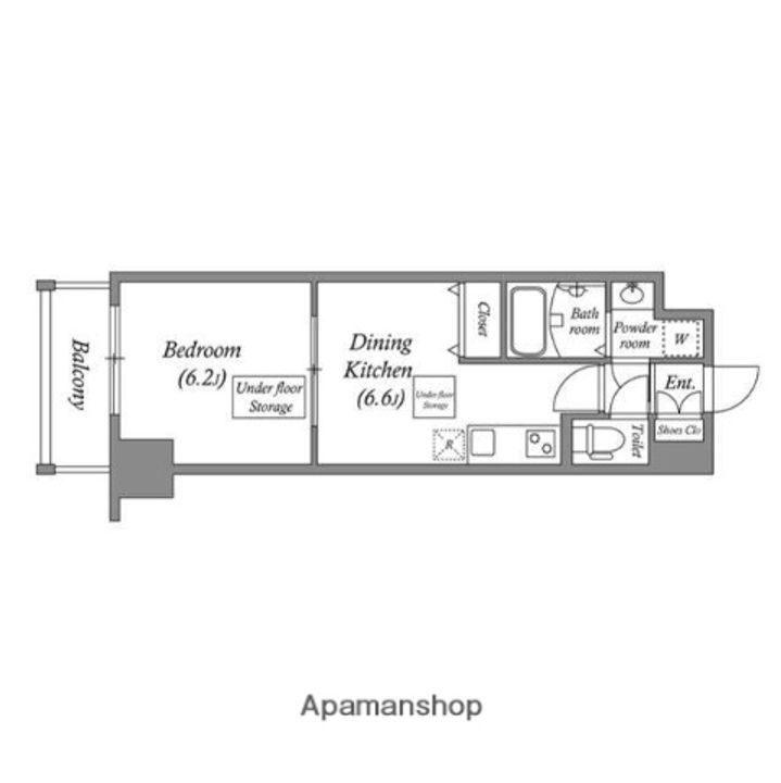 GRAMERCY JUSOーHIGASHI 1STの間取り