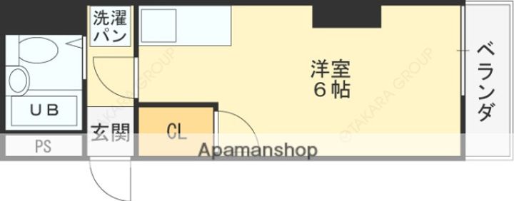 大阪府東大阪市友井5丁目の賃貸マンションの間取り