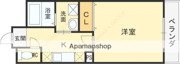 スパジオビィータの間取り