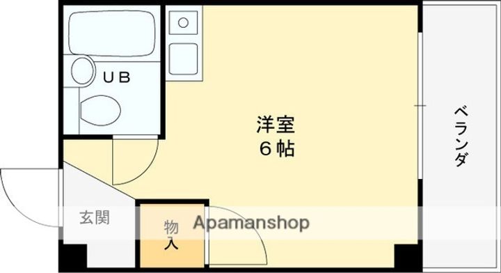 大阪府東大阪市花園本町1丁目の賃貸マンション403の間取り