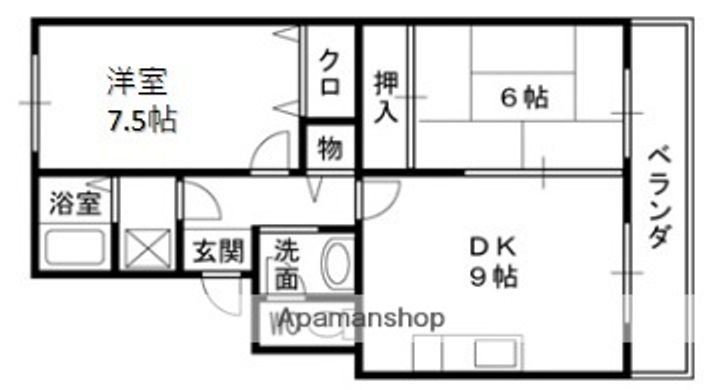 ハイアットホームの間取り