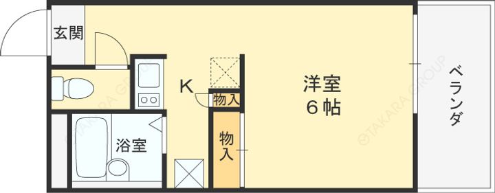 レオパレスヴィラの間取り