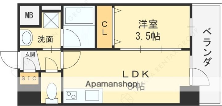 リアライズ布施駅前の間取り