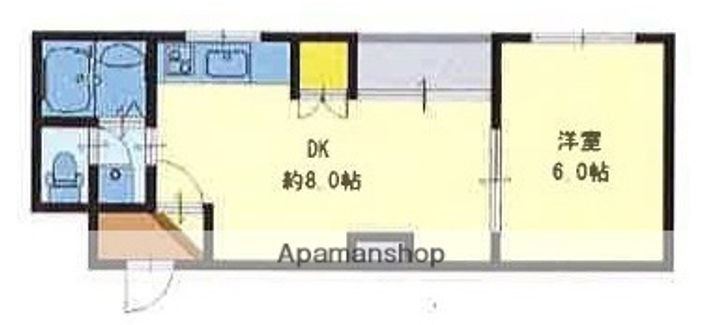 ハイツハピネスの間取り