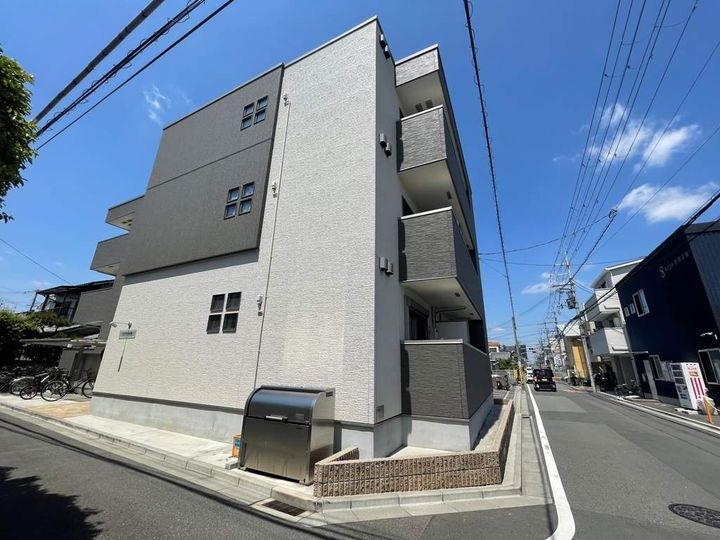 大阪府東大阪市三島1丁目の賃貸アパートの外観