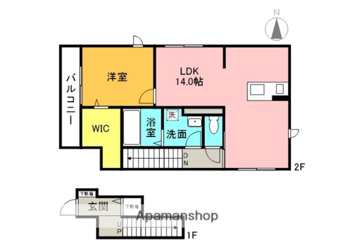 ルリアン弐番館の間取り