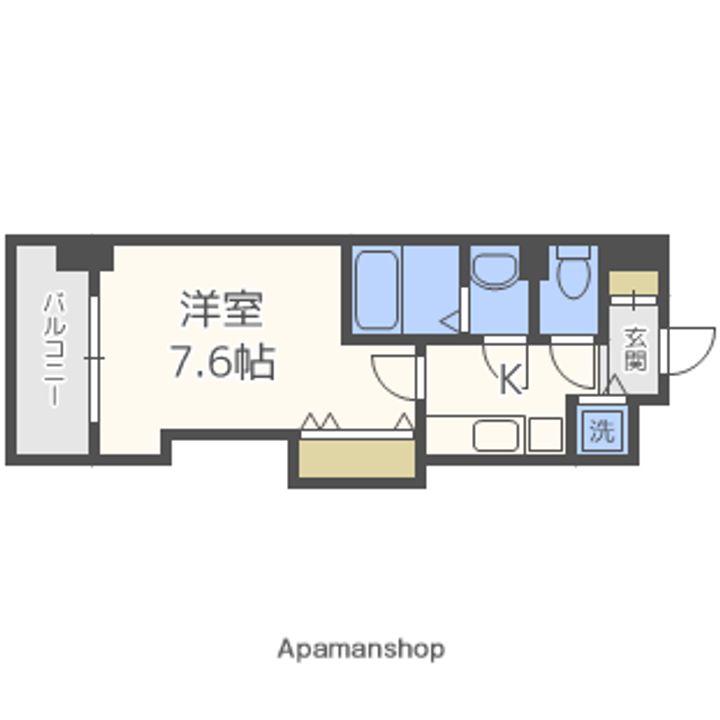 Luxe玉造2の間取り