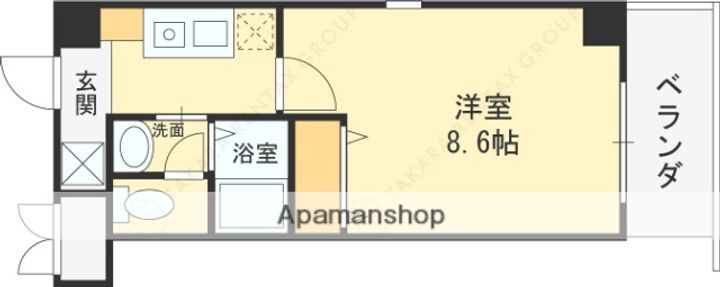 M’プラザ今里304の間取り