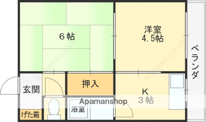 阪南ジャンボハイツの間取り
