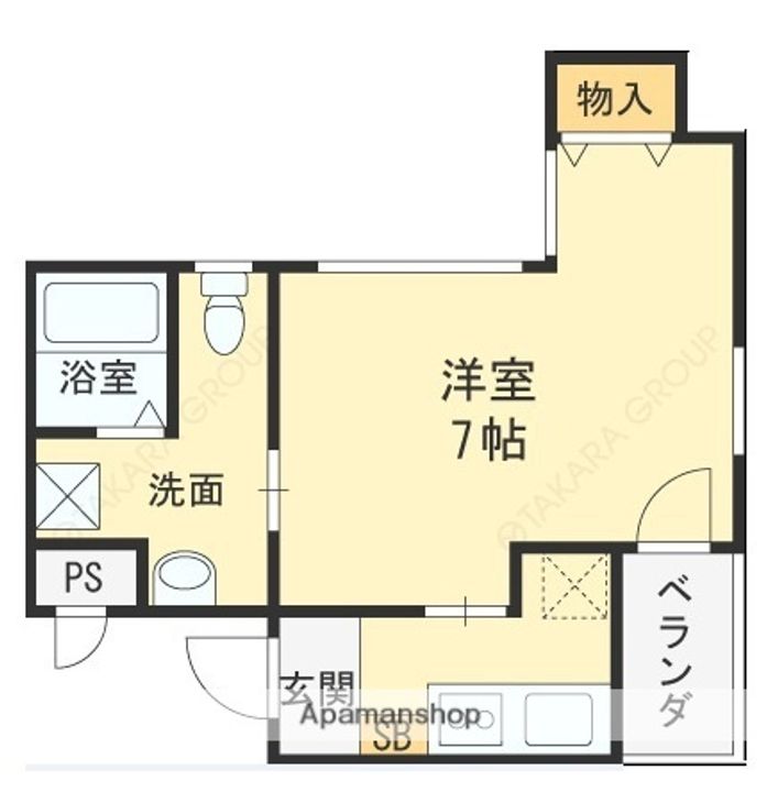 TAT LYON NISHINOMIYAの間取り