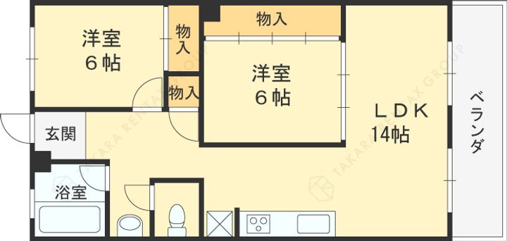 第一ハイツシャトーの間取り