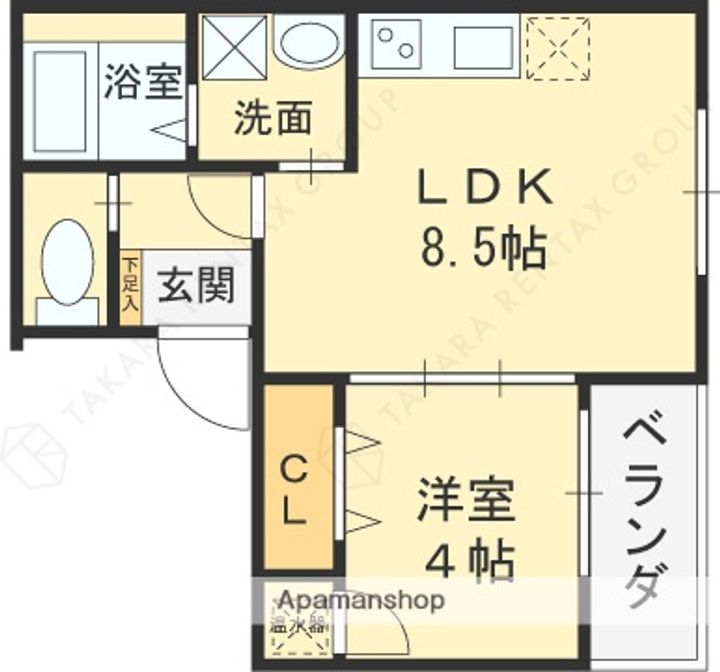 F MIRAI DOLLY(エフミライドーリー)の間取り