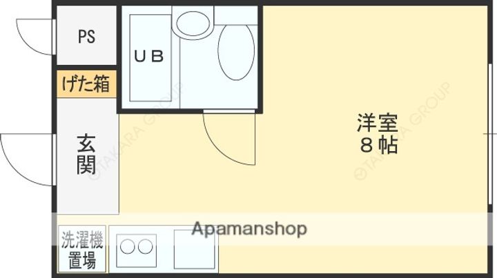 ホープ大晃206の間取り