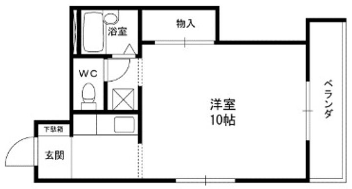 サンハイツ香枦園の間取り