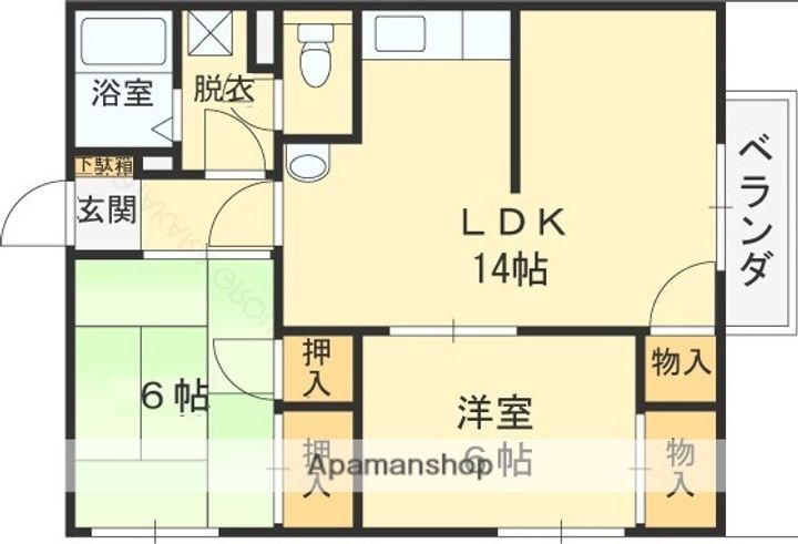 メゾン樋川の間取り