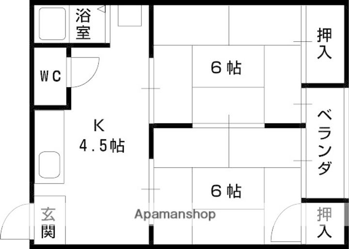 小川マンションの間取り