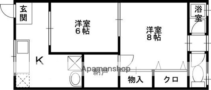 神本マンションの間取り