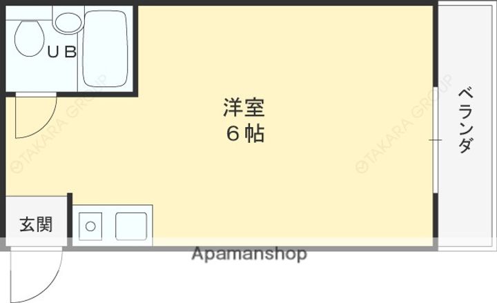 レジデンスイズミ401の間取り