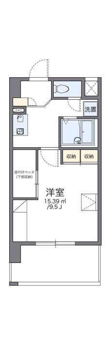 レオパレスREZON中百舌鳥の間取り