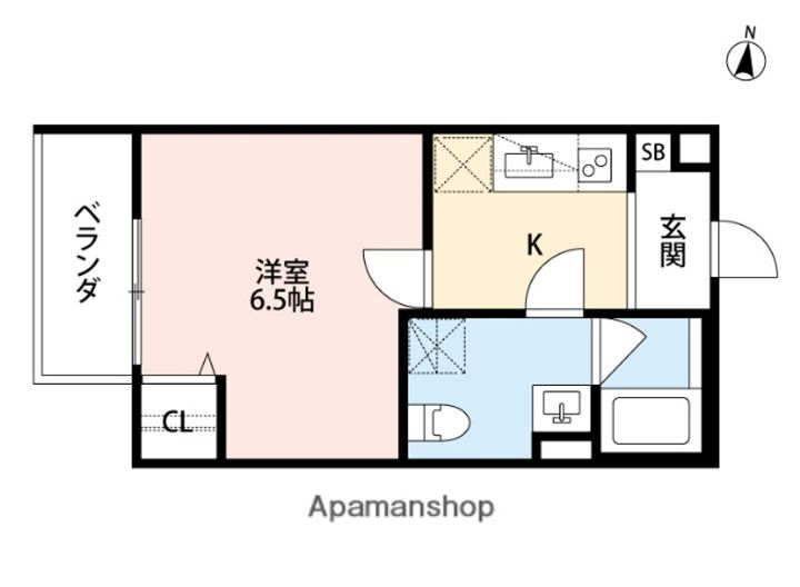 T.A北野田Ⅱの間取り