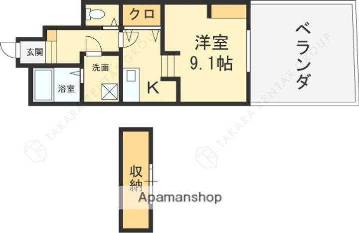 あんしんプラス小畑町08−13001111の間取り